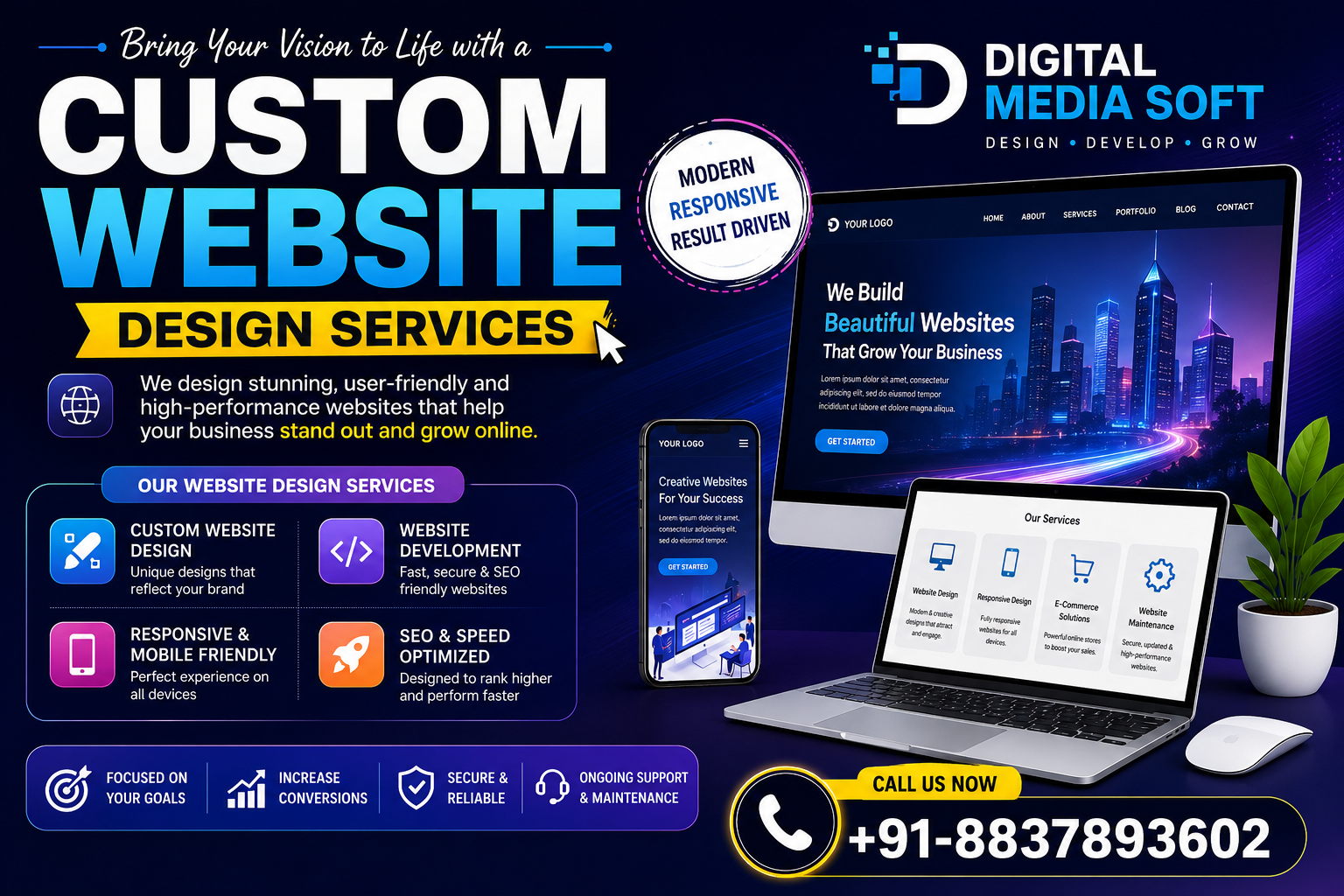Custom website design
